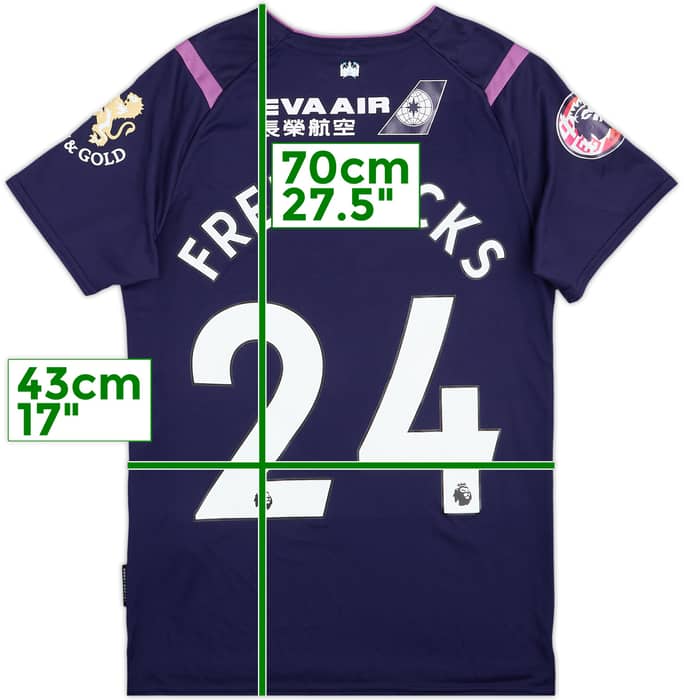 2019-20 West Ham Match Issue Third Shirt Fredericks #24