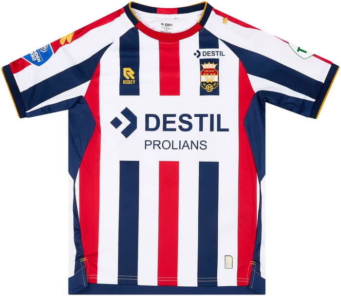 2021-22 Willem II Match Issue Home Shirt Zuijderwijk #12