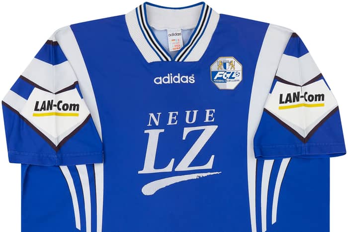 1996-97 Luzern Match Issue Home Shirt #9