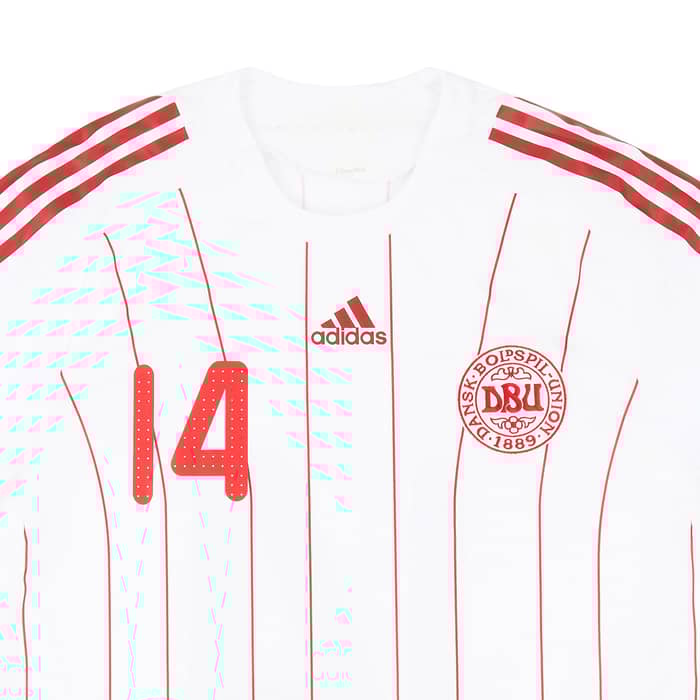 2008-10 Denmark Match Issue Away L/S Shirt #14