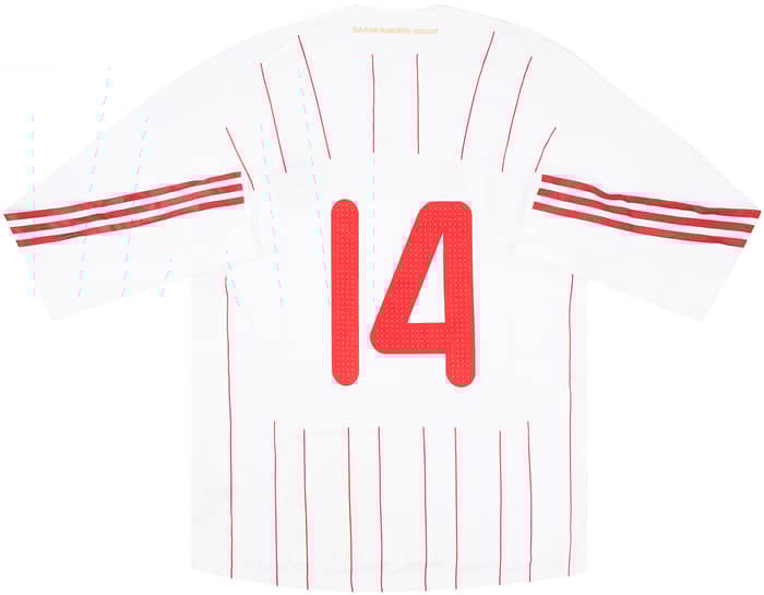 2008-10 Denmark Match Issue Away L/S Shirt #14