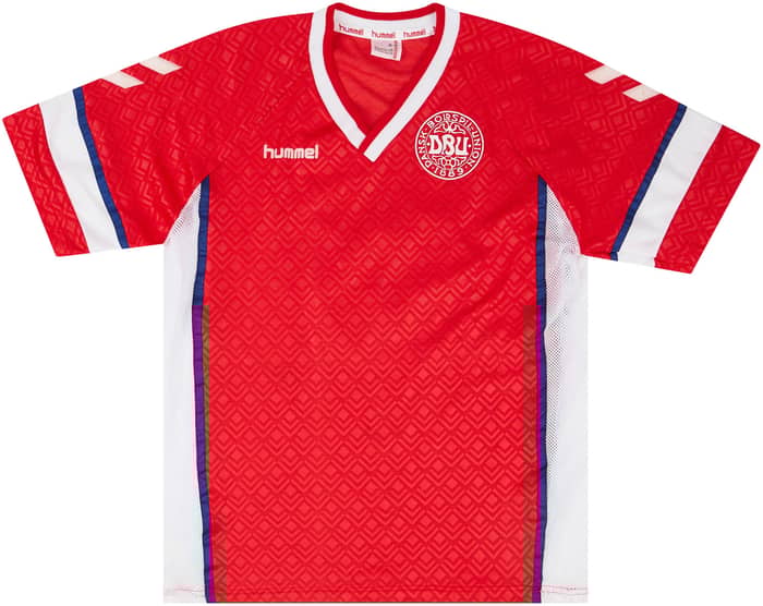 1990-92 Denmark Match Issue Home Shirt #2 (Sivebæk)