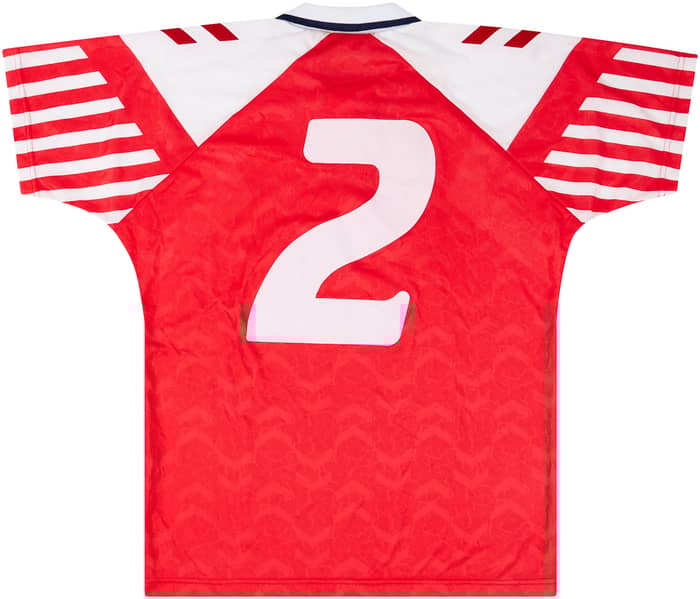 1992-93 Denmark Match Issue Home Shirt #2 (Vilfort)