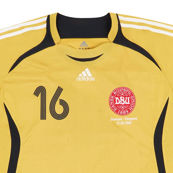 2006 Denmark Match Issue GK Shirt #12 (Andersen) #16