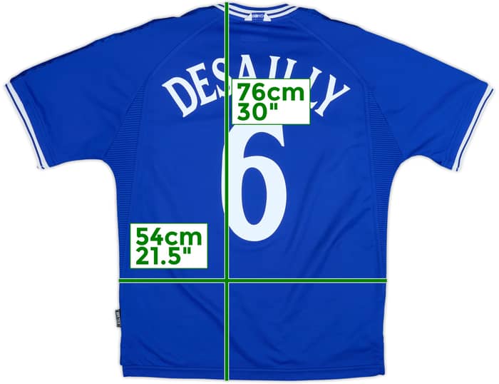1999-01 Chelsea Home Shirt Desailly #6 - 9/10 - (L)