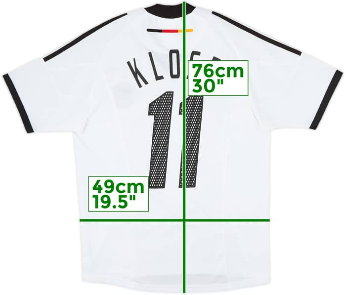 2002-04 Germany Home Shirt Klose #11 - 7/10 - (S)