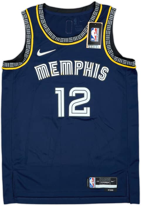 2021-22 Memphis Grizzlies Morant #12 Nike Swingman Alternate Jersey (M)