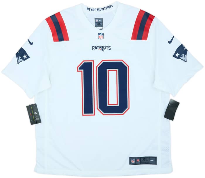 2021-23 New England Patriots Jones #10 Nike Game Away Jersey (XL)