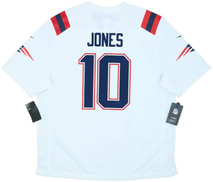 2021-23 New England Patriots Jones #10 Nike Game Away Jersey (XL)