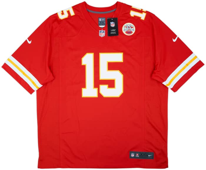 2017-25 Kansas City Chiefs Mahomes #15 Nike Game Home Jersey (XXL)