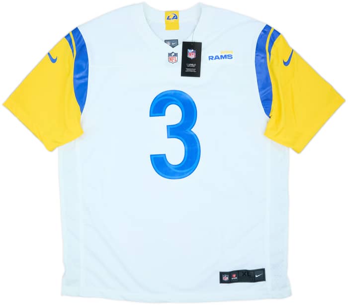 2021 LA Rams Beckham Jr #3 Nike Game Away Jersey (XL)