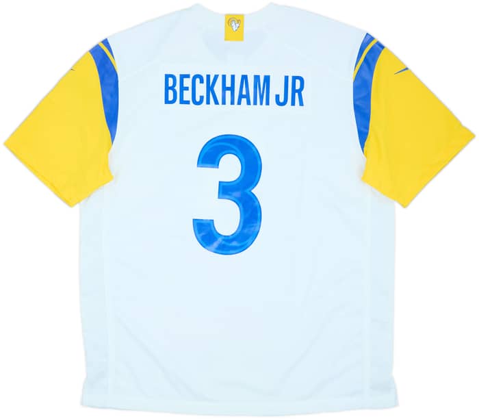 2021 LA Rams Beckham Jr #3 Nike Game Away Jersey (XL)