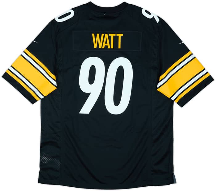2020-25 Pittsburgh Steelers Watt #90 Nike Game Home Jersey (L)