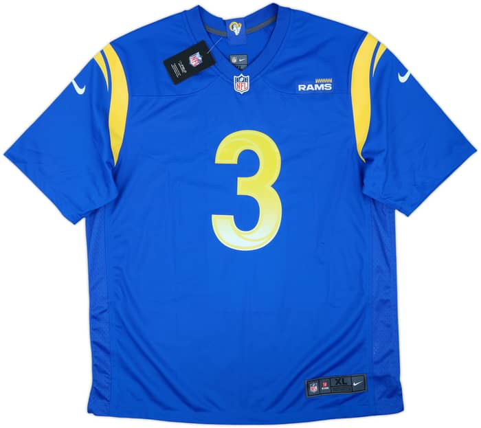 2021 LA Rams Beckham Jr #3 Nike Game Home Jersey (XL)