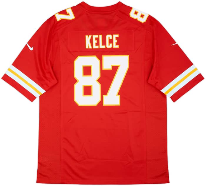 2013-25 Kansas City Chiefs Kelce #87 Nike Game Home Jersey (L)