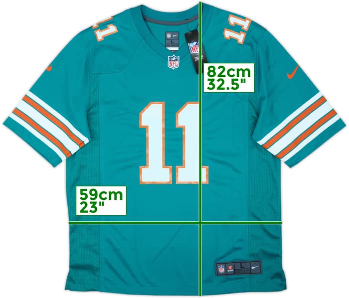 2015-21 Miami Dolphins Parker #11 Nike Game Throwback Jersey (L)
