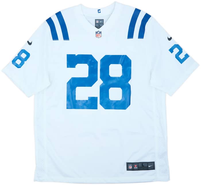2020-25 Indianapolis Colts Taylor #28 Nike Game Away Jersey - 10/10 - (L)