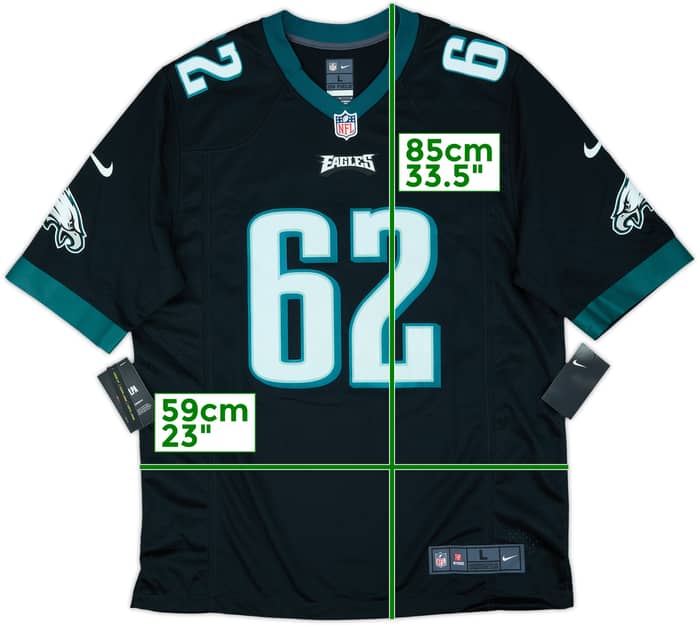2012-23 Philadelphia Eagles Kelce #62 Nike Game Alternate Jersey (L)