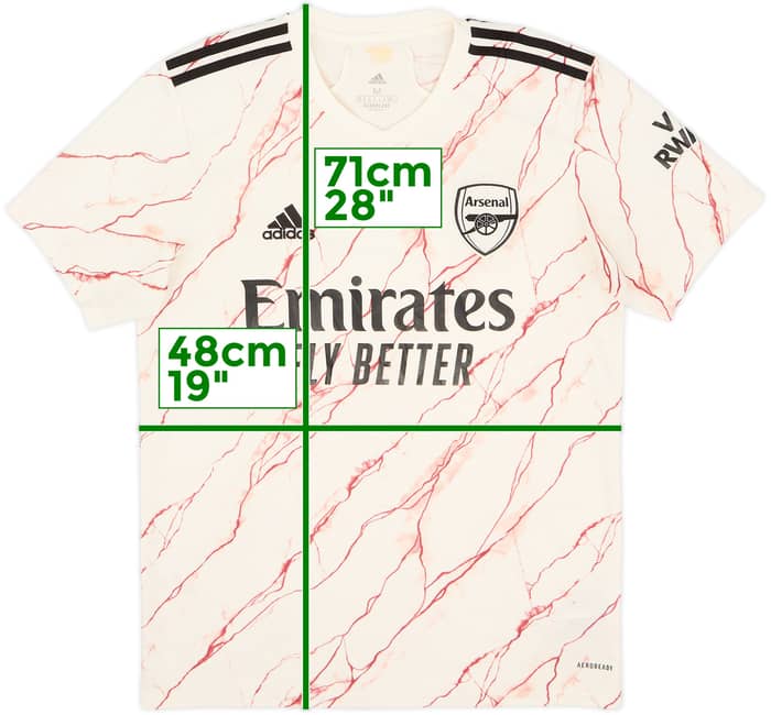 2020-21 Arsenal Away Shirt - 5/10 - (M)