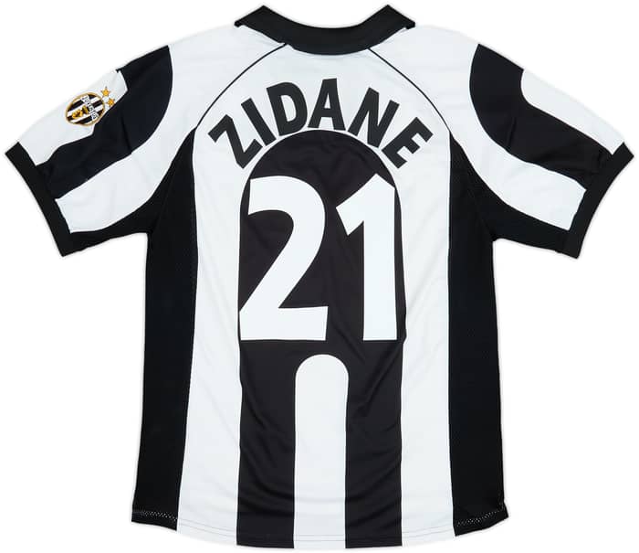 1997-98 Juventus Centenary Home Shirt Zidane #21 - 6/10 - (L)