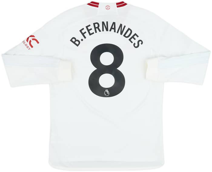2023-24 Manchester United Third L/S Shirt B.Fernandes #8 - 9/10 - (L)