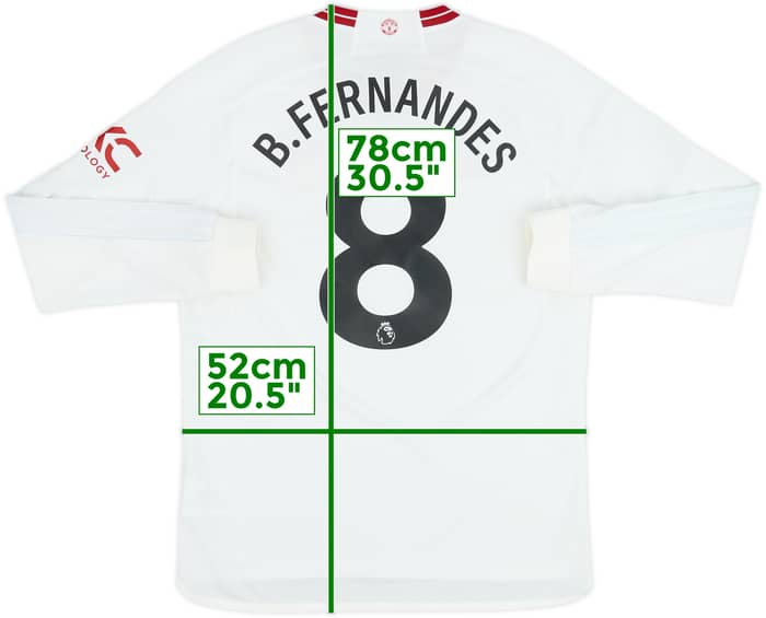 2023-24 Manchester United Third L/S Shirt B.Fernandes #8 - 9/10 - (L)