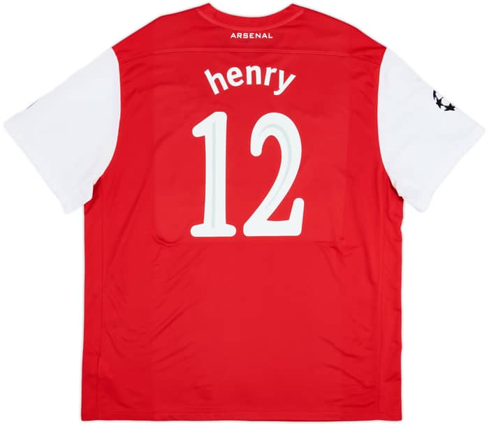 2011-12 Arsenal Home Shirt Henry #12 - 6/10 - (3XL)