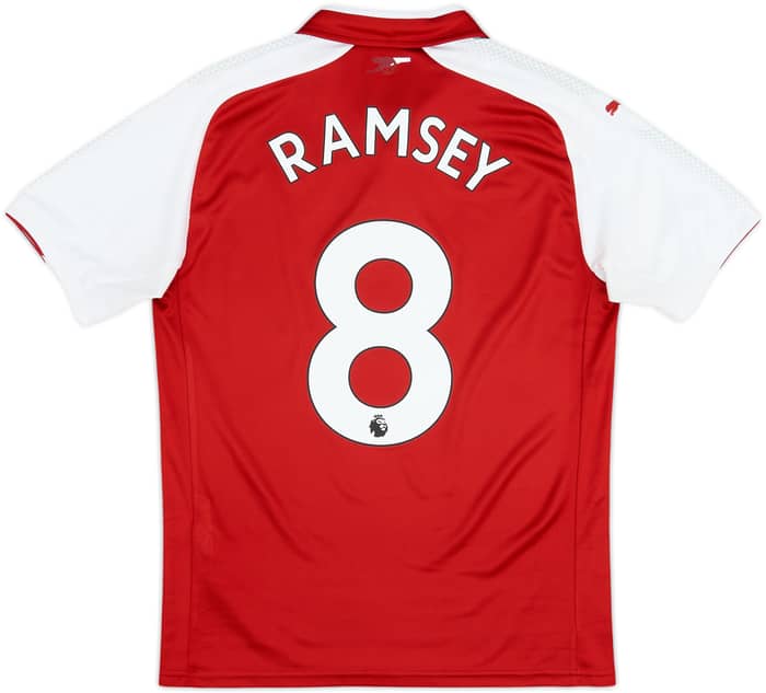 2017-18 Arsenal Home Shirt Ramsey #8 - 5/10 - (S)