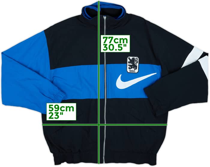 1996-97 1860 Munich Nike Track Jacket - 5/10 - (M)