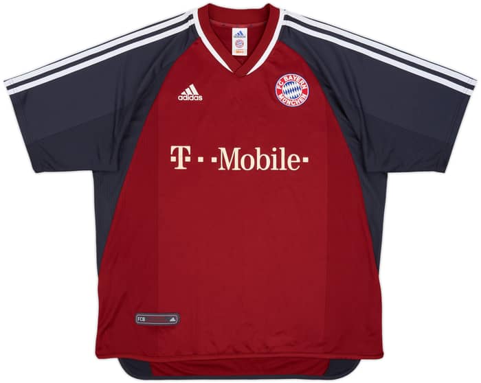 2001-02 Bayern Munich Signed Home Shirt - 7/10 - (XL)