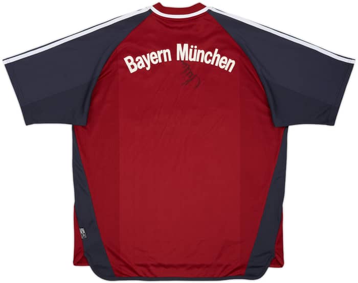 2001-02 Bayern Munich Signed Home Shirt - 7/10 - (XL)