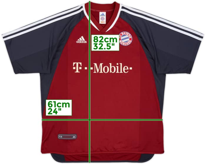 2001-02 Bayern Munich Signed Home Shirt - 7/10 - (XL)