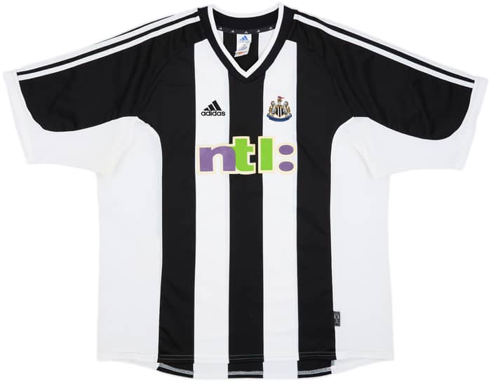 2001-03 Newcastle Home Shirt Shearer #9 - 6/10 - (XXL)