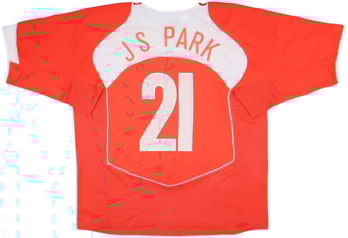 2004-06 South Korea Home Shirt J S Park #21 - 9/10 - (XL)