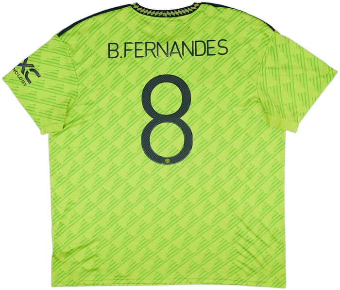 2022-23 Manchester United Third Shirt B.Fernandes #8 - 9/10 - (3XL)