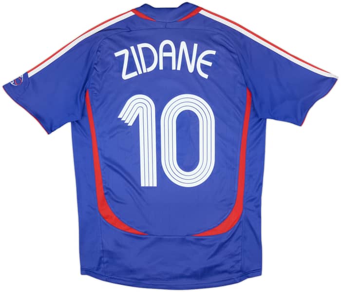 2006-07 France Home Shirt Zidane #10 - 5/10 - (M)