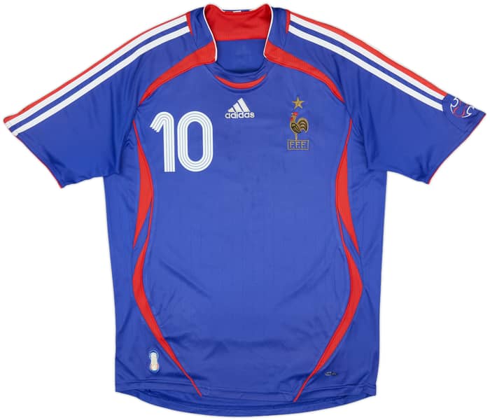 2006-07 France Home Shirt Zidane #10 - 5/10 - (M)