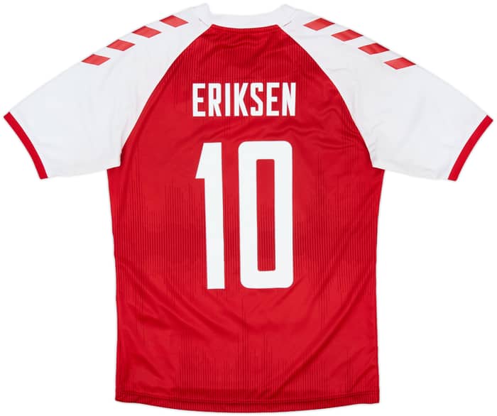 2020-21 Denmark Home Shirt Eriksen #10 - 7/10 - (S)