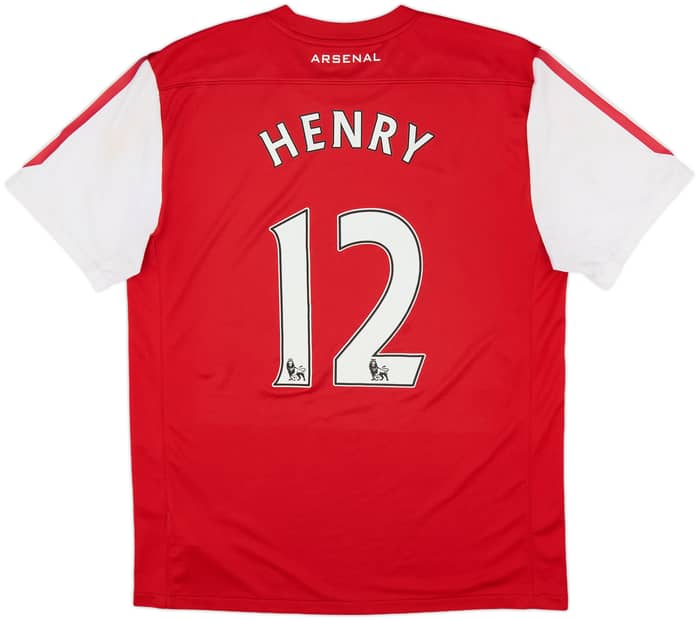 2011-12 Arsenal Home Shirt Henry #12 - 7/10 - (L)