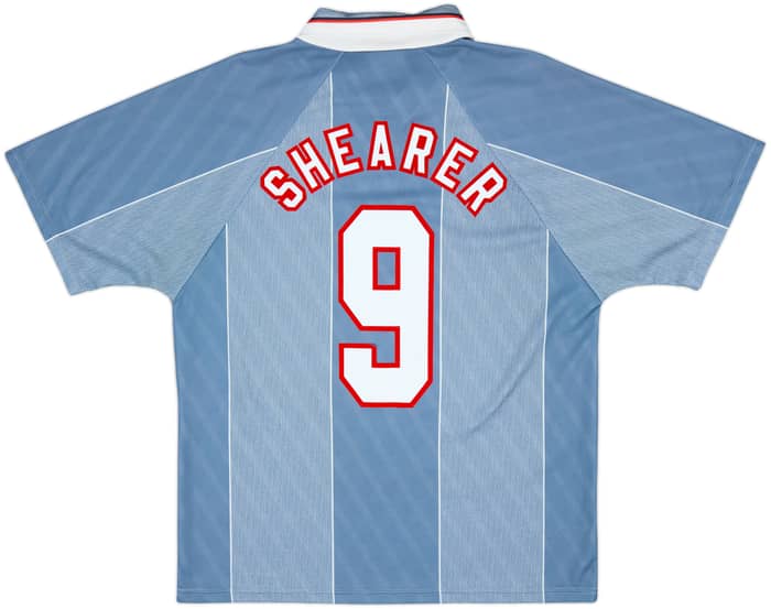 1996-97 England Away Shirt Shearer #9 - 9/10 - (L)