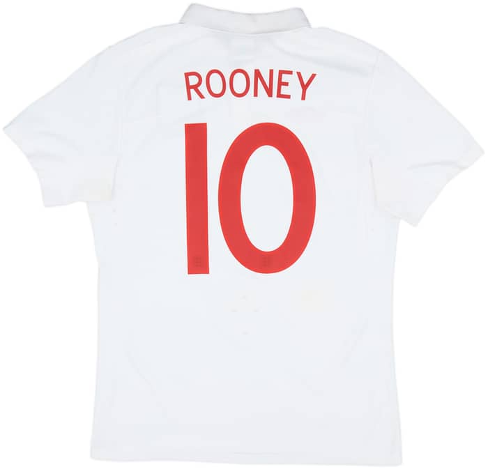 2009-10 England Home Shirt Rooney #10 - 6/10 - (M)