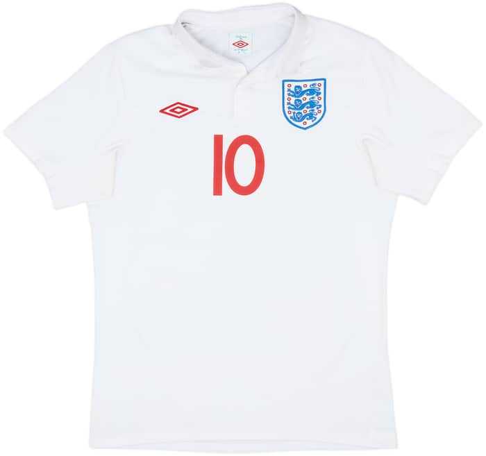 2009-10 England Home Shirt Rooney #10 - 6/10 - (M)