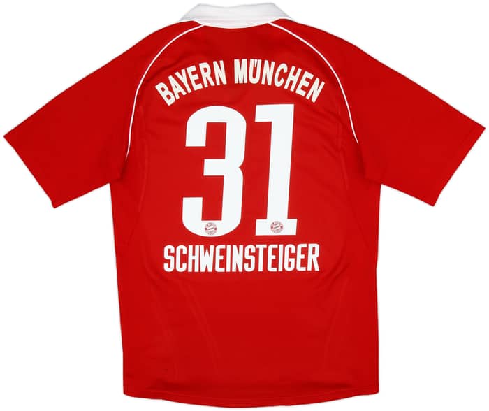 2005-06 Bayern Munich Home Shirt Schweinsteiger #31 - 6/10 - (M)