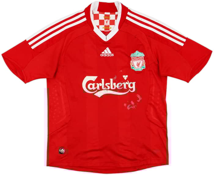2008-10 Liverpool Home Shirt - 4/10 - (L.Boys)
