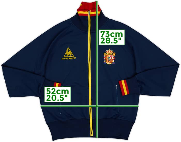 1989-90 Spain Le Coq Sportif Track Jacket - 9/10 - (XL)