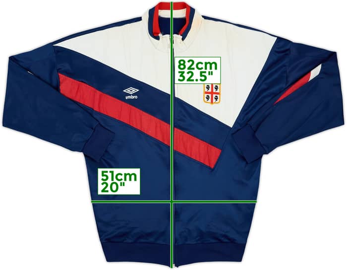 1990-91 Cagliari Umbro Track Jacket - 6/10 - (XXL)
