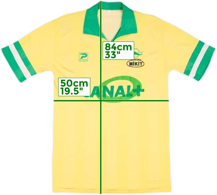 1988-89 Nantes Home Shirt - 7/10 - (XL)