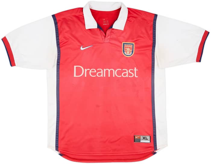 1999-00 Arsenal Home Shirt Ljungberg #8 - 6/10 - (XL)