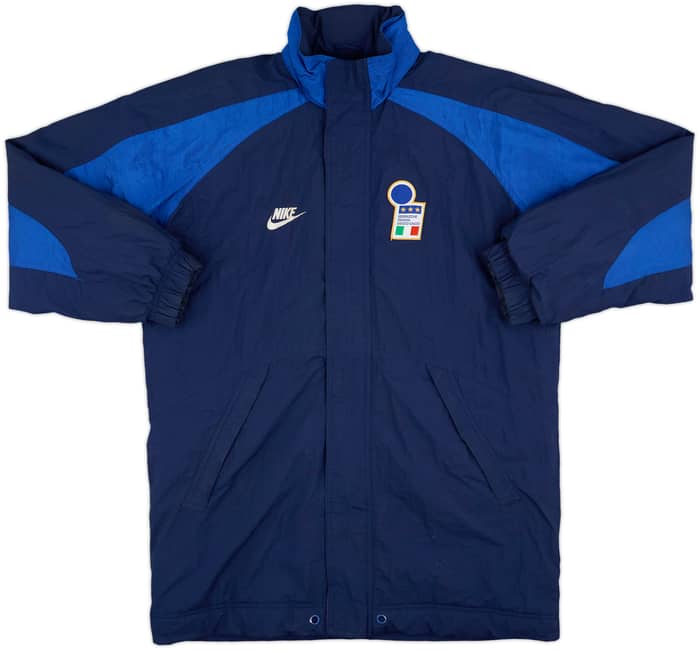 1996-97 Italy Nike Padded Bench Coat - 8/10 - (S)