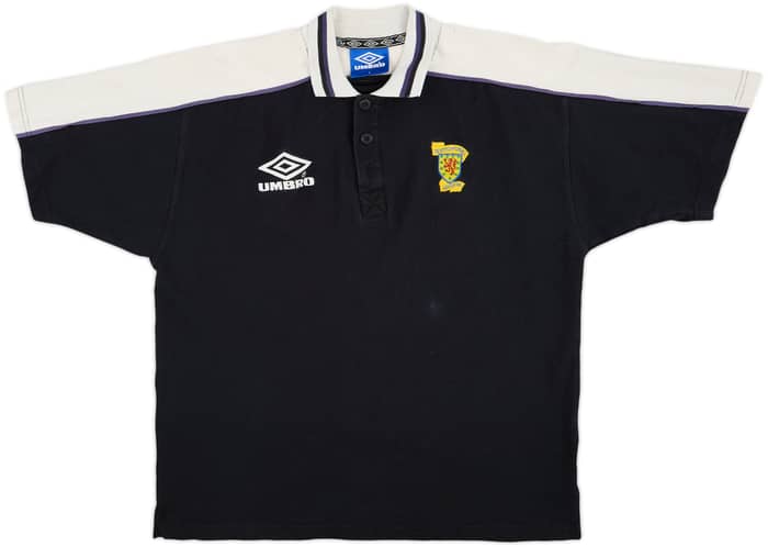 1998-99 Scotland Umbro Polo Shirt - 7/10 - (L)